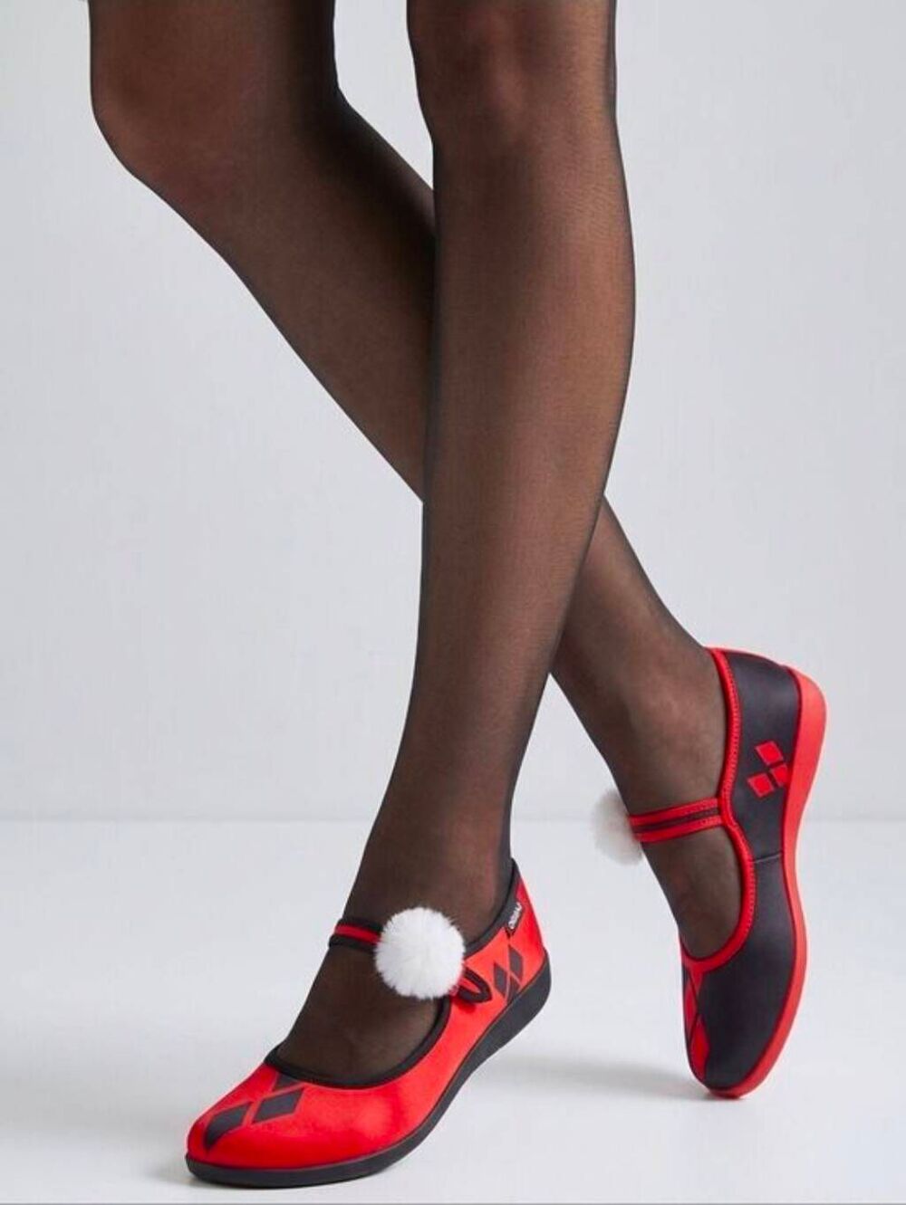 🩵NIB Hot Chocolate Jinxie Harlequin Mary Jane Shoes Size 7